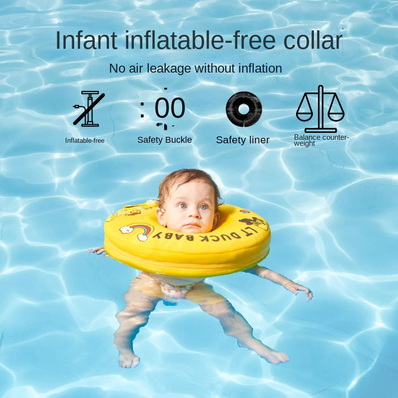 Ltduck Baby's Swim Ring Baby 0-June 1 Years Old Newborn March Swimming Collar Children Home Collar Swimming Ring